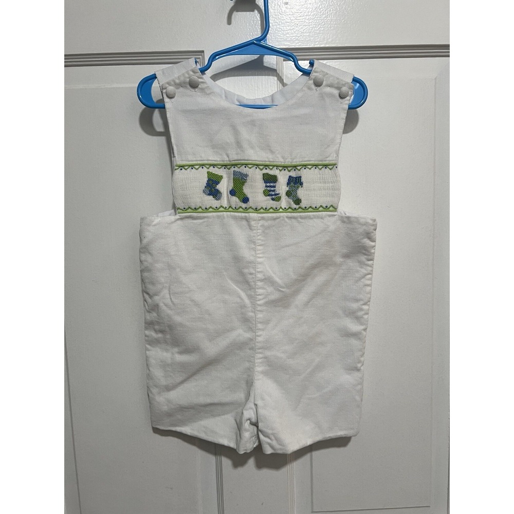 Boys Jon Jon's 2T Christmas Stockings Smocked